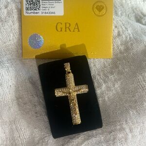 3.23 carats of moissanite diamond 1.7mm